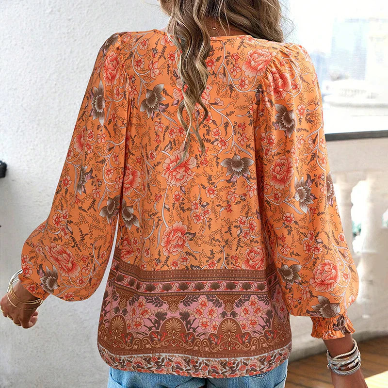 ANIKA I STIJLVOL BLOEMENBLOUSE
