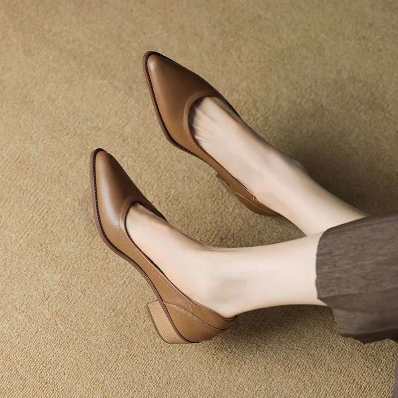 Michela | Elegante Mid-Hak Schoenen