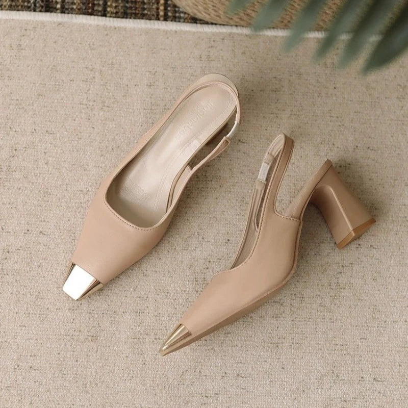 Layla | Puntige Slingback Hakken