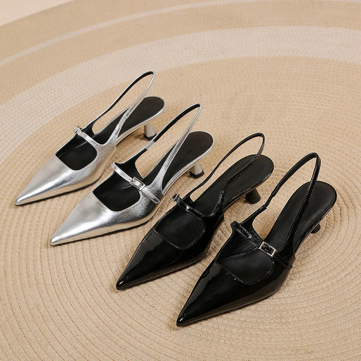 Stella | Slingback Kitten Hakken
