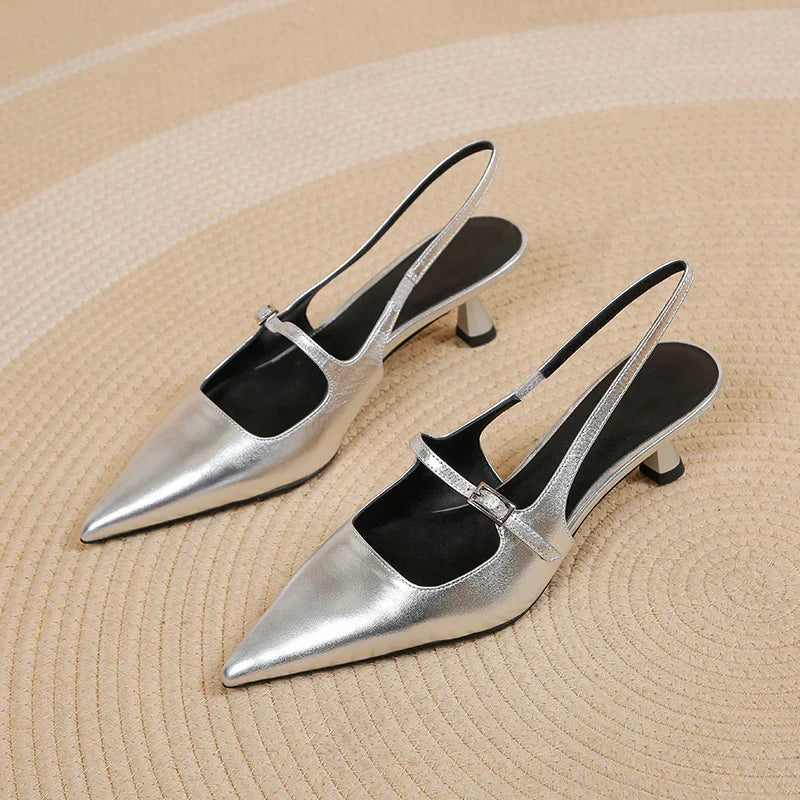 Stella | Slingback Kitten Hakken