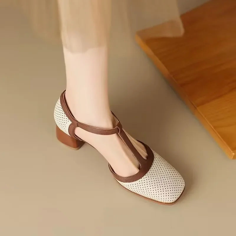 Katarzyna | Orthopedische schoenen met middelhoge hak