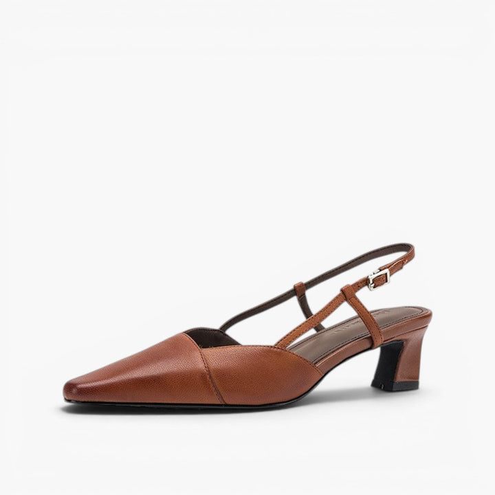 Serelle | Leren Slingback Hakken