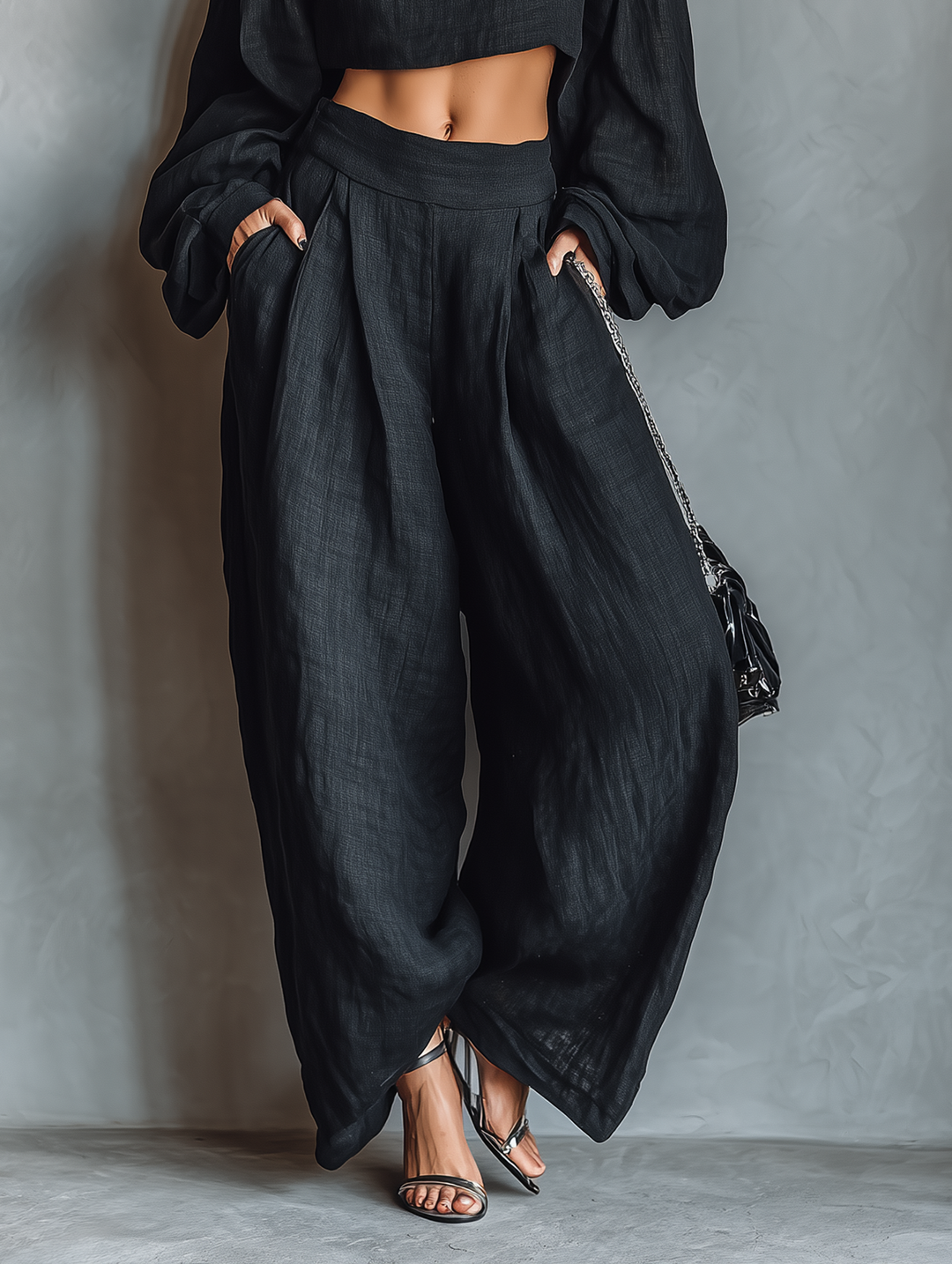 Tess™ || Off-Shoulder Set met Ruime Broek