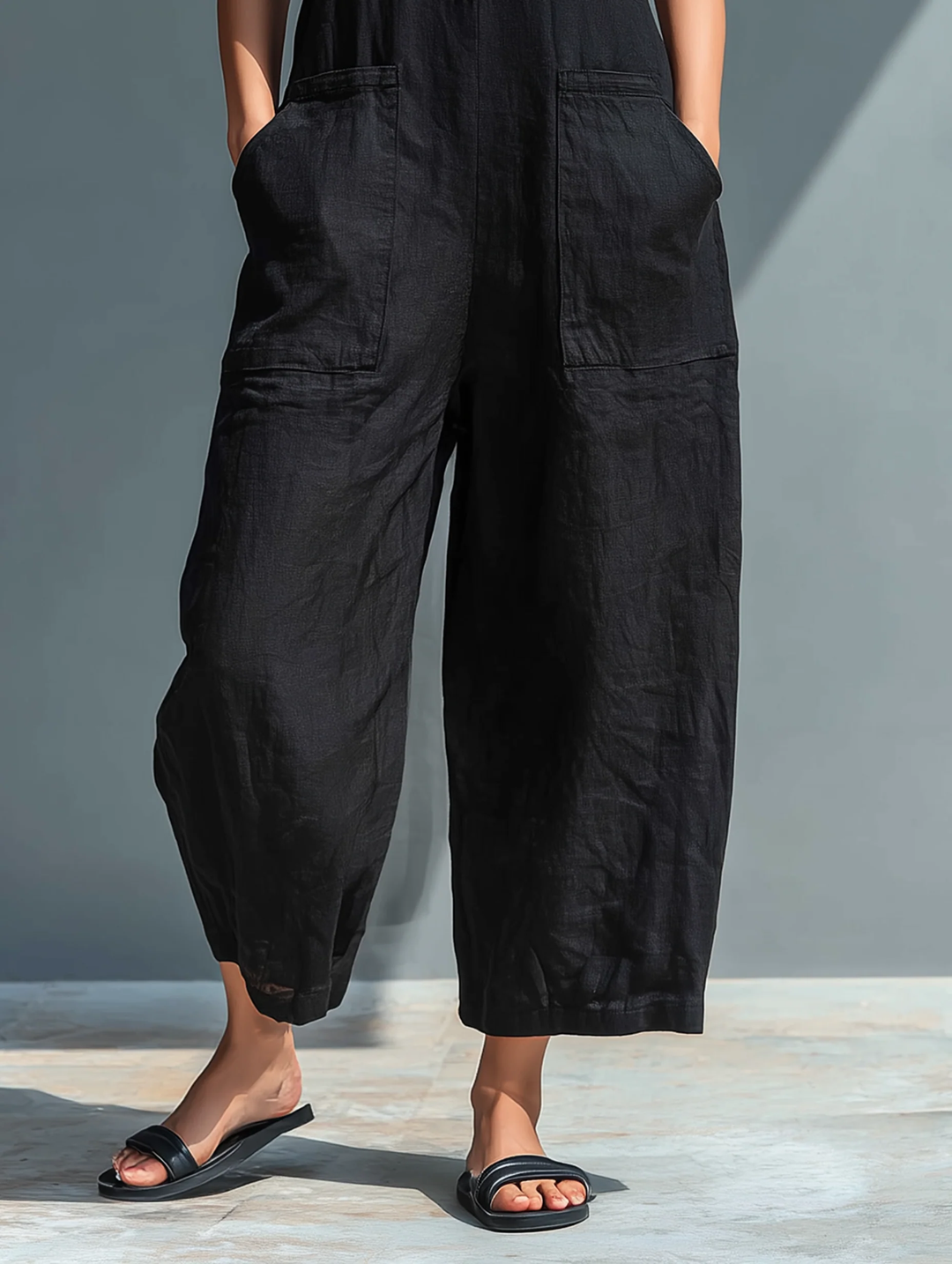 Lotte™ || Sleek Sleeveless Minimalist Jumpsuit