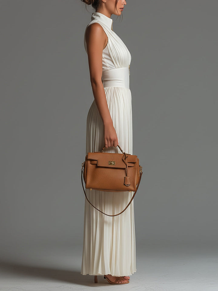 Ludovica | Elegante plissé jumpsuit met een verfijnde charme