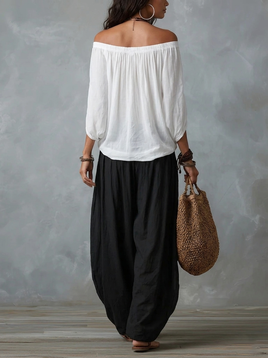Tiziana | Boho set met ballonbroek