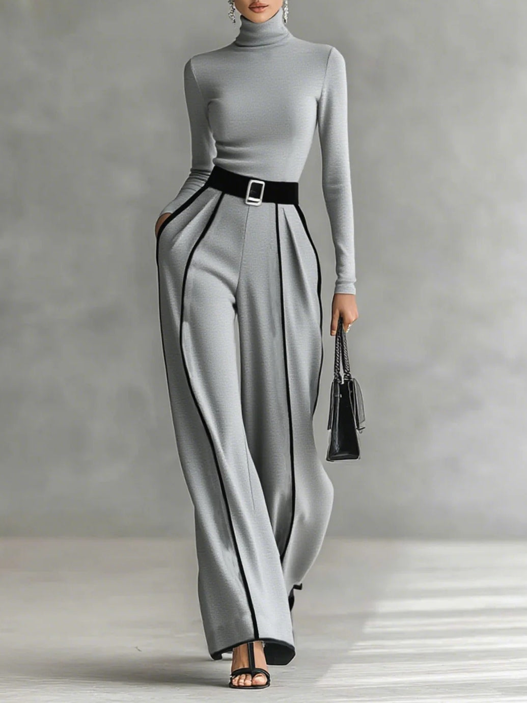 Vera™ || Elegant Set met Contrasterende Accenten