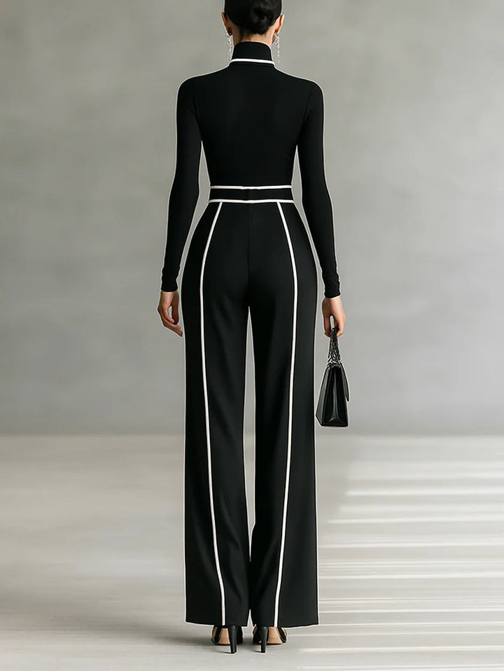 Vera™ || Elegante Set met Contrasterende Accenten