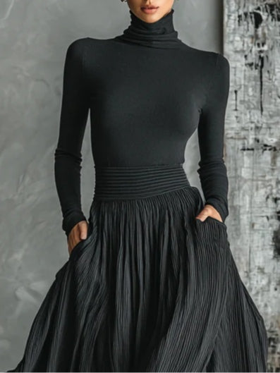 Eva™ || Stijlvol Plissé Rok Set