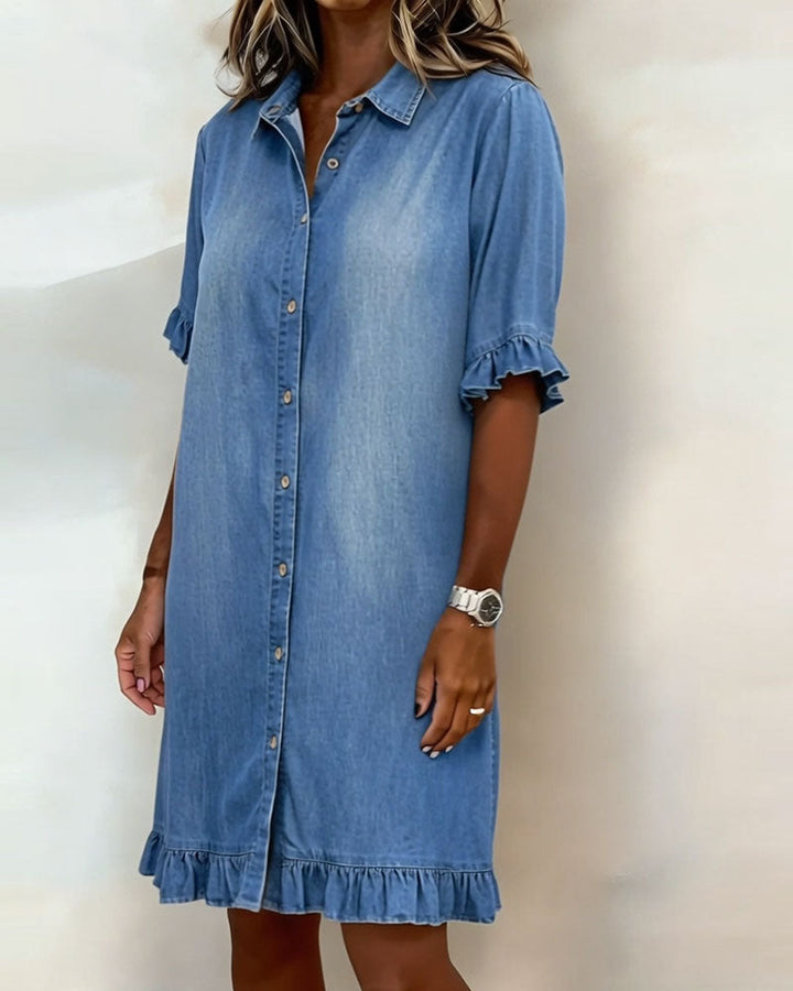 Sophie | Elegante Denim Jurk voor Vrouwen