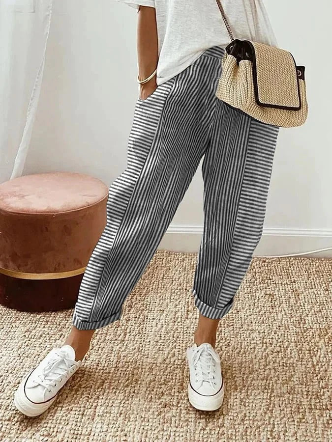 Hira | Gestreepte Lore Broek
