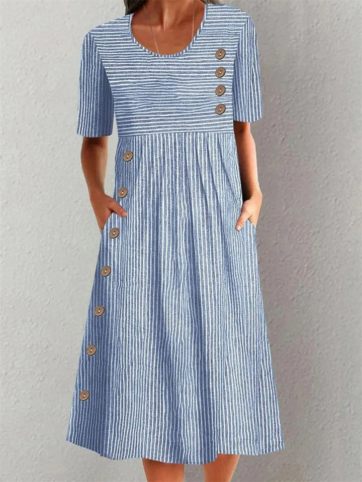Sofia™ | Gestreepte Zomerjurk
