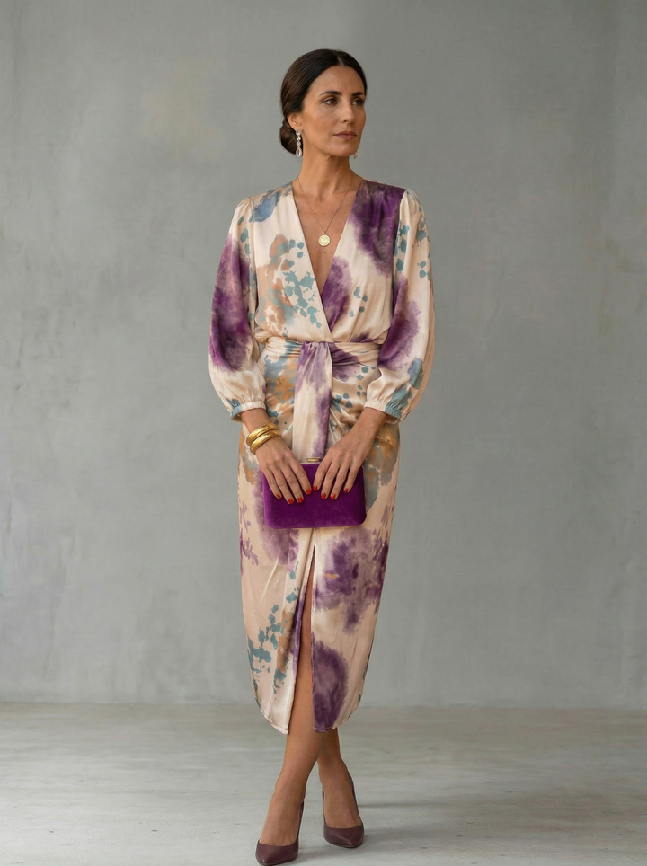 Valeria™ | Elegante V-hals jurk