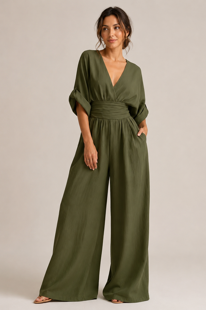 VIVIENNE | Patricia - Jumpsuit met driekwart mouw