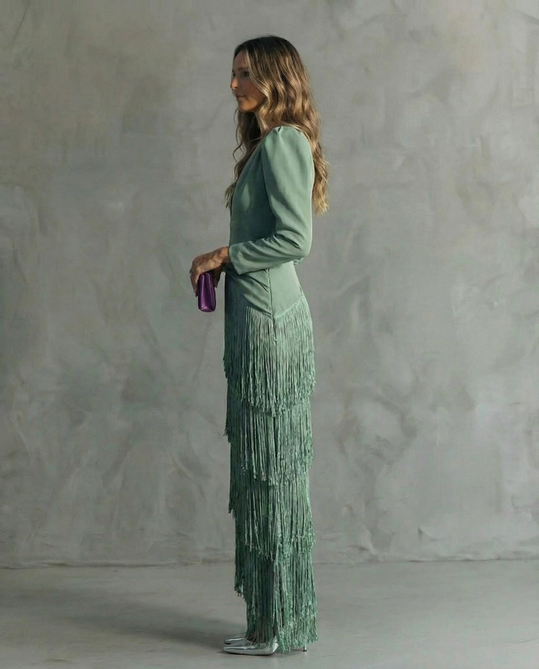 Chiara | Elegante Jurk met Franjes