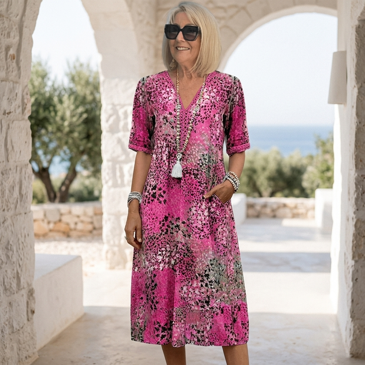 Marina | Elegante Midi Jurk Zomer