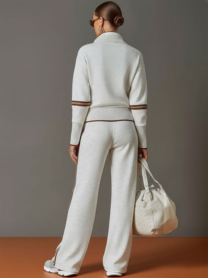 Marietta – blouse en broek met brede pijpen