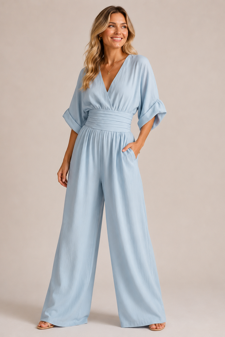 VIVIENNE | Patricia - Jumpsuit met driekwart mouw