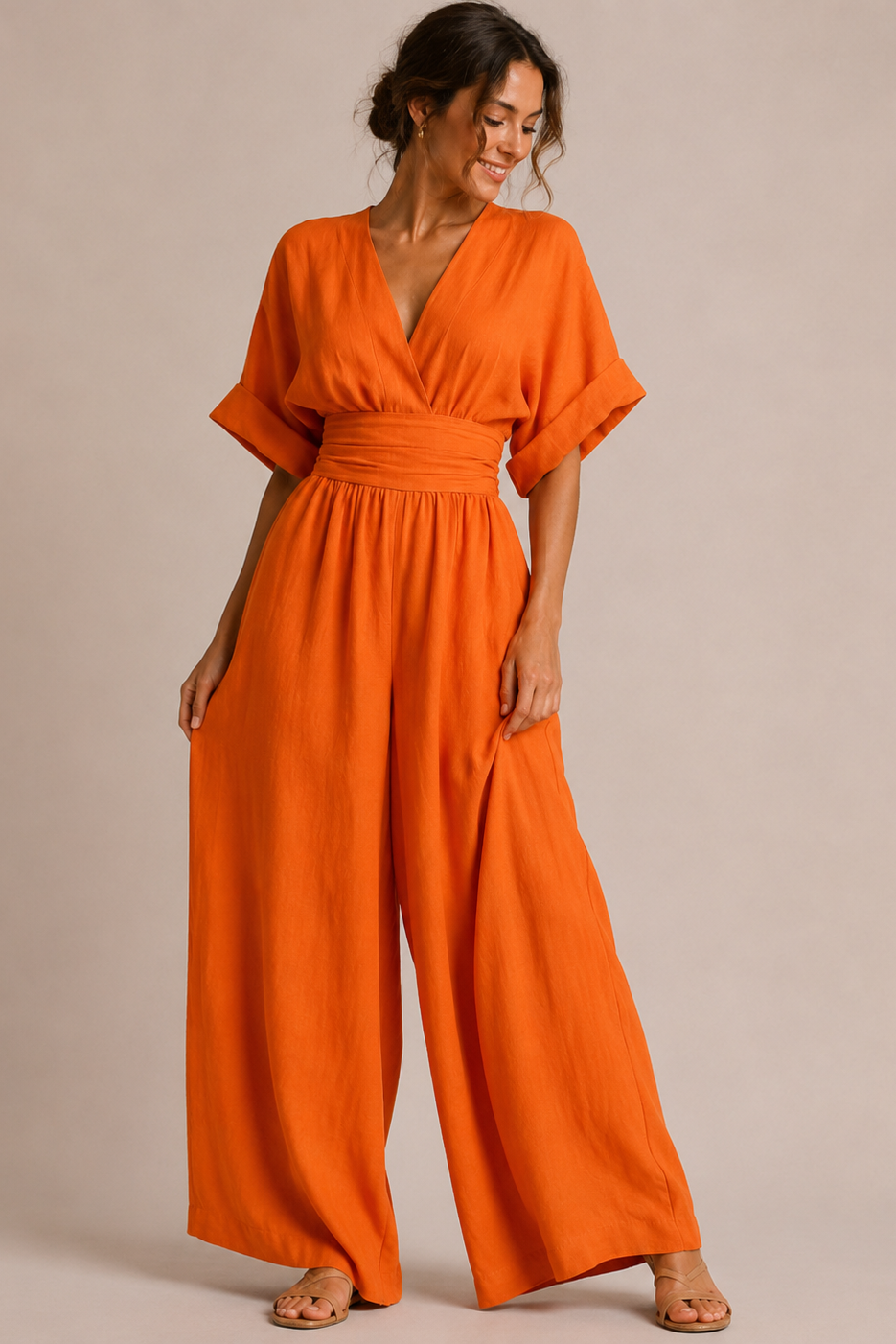 VIVIENNE | Patricia - Jumpsuit met driekwart mouw