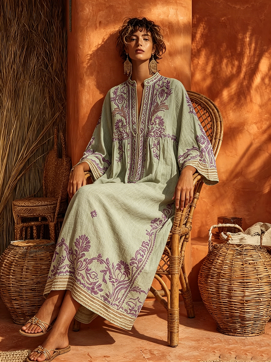 Celestina - Boho jurk met mediterrane charme