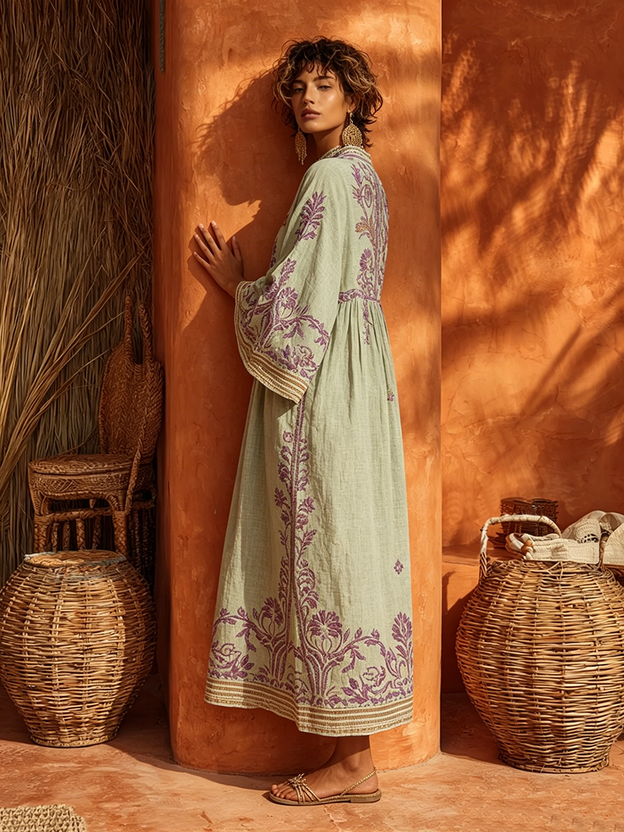 Celestina - Boho jurk met mediterrane charme