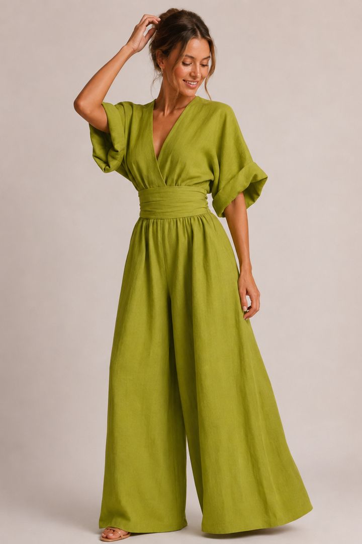 VIVIENNE | Patricia - Jumpsuit met driekwart mouw
