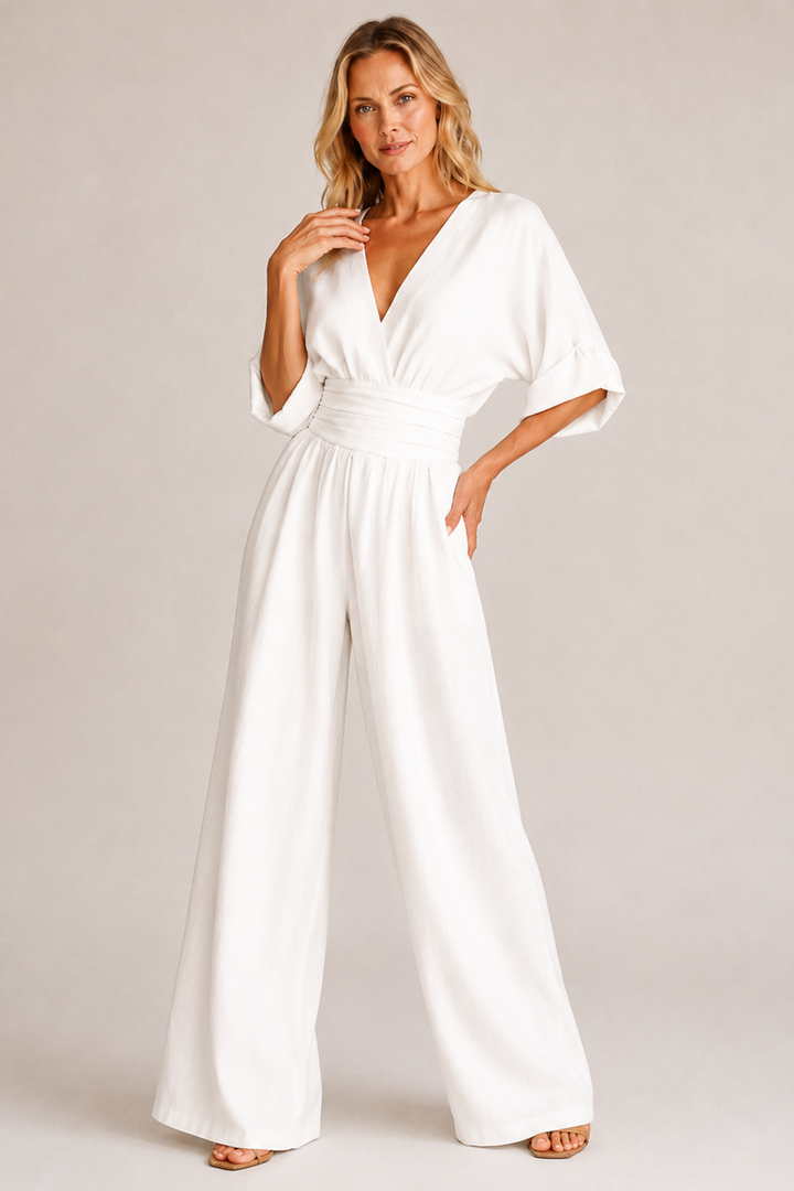 VIVIENNE | Patricia - Jumpsuit met driekwart mouw